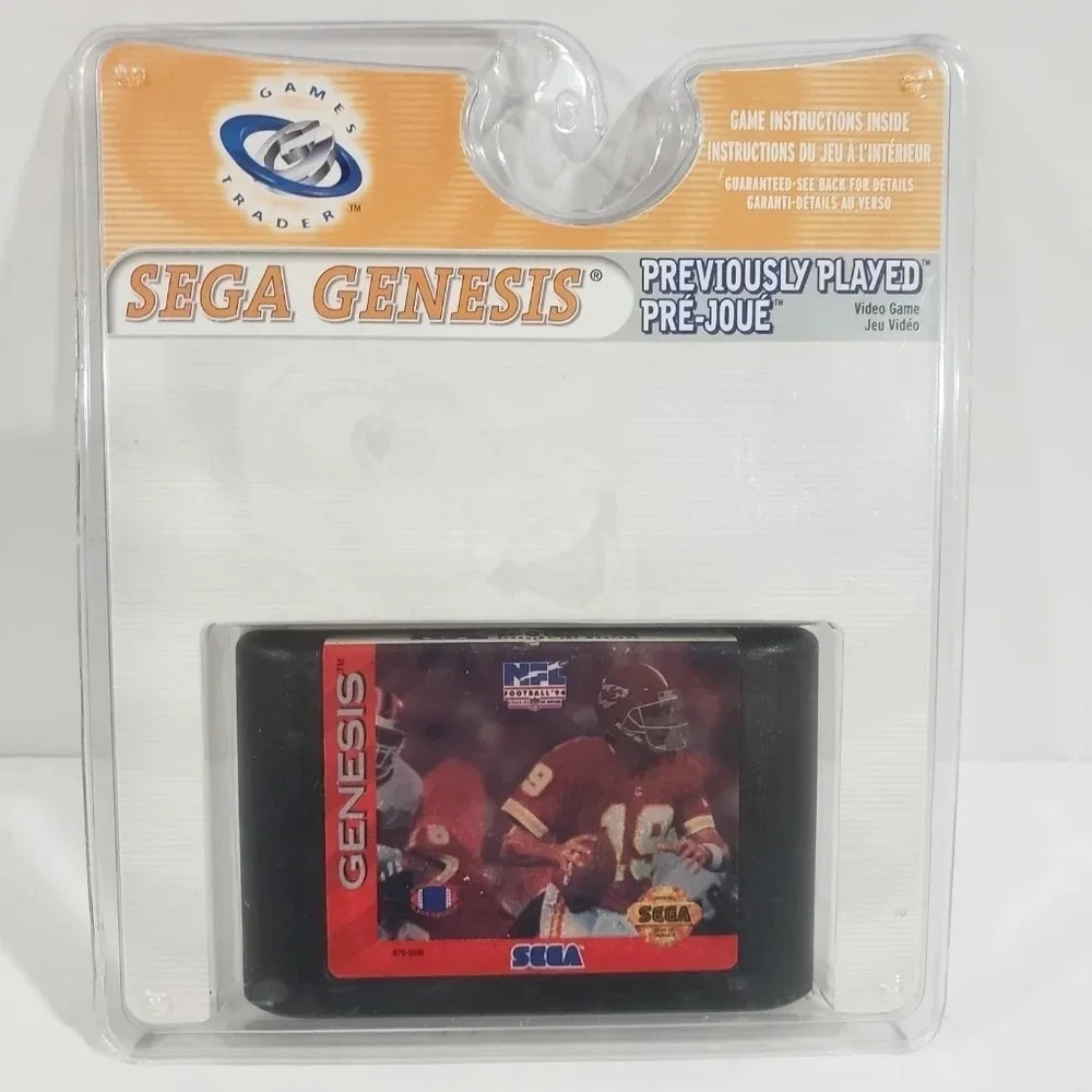 VTG Sega Genesis  NFL 94 Video Game.